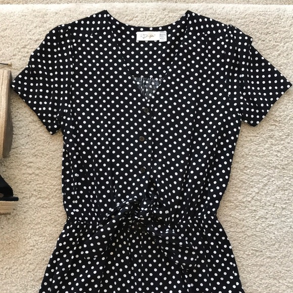 RD Style Polka Dot Romper - Picture 2 of 7